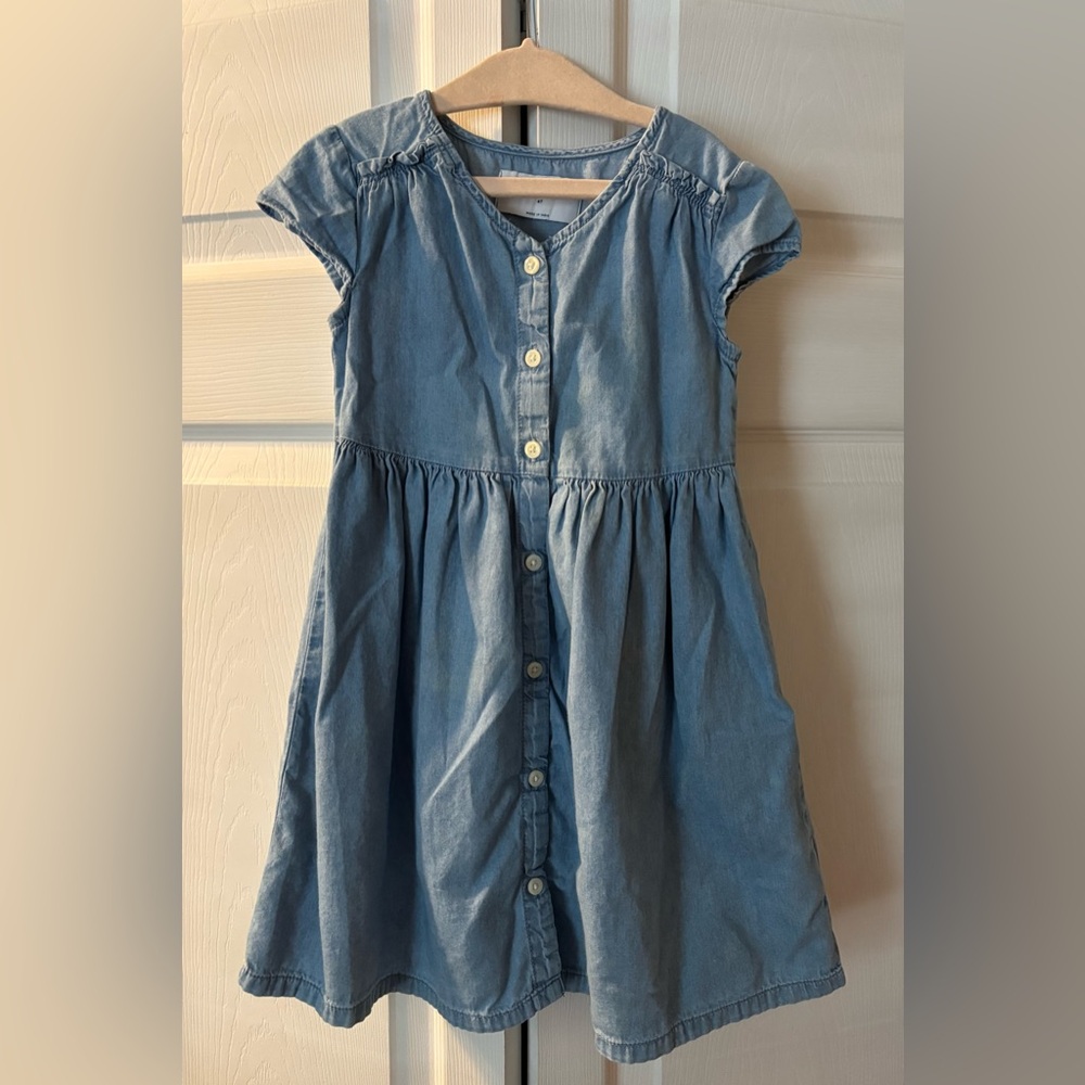 Old Navy 4T Girl Chambray button down Dress